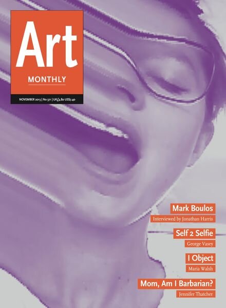 Art Monthly – November 2013 Cover