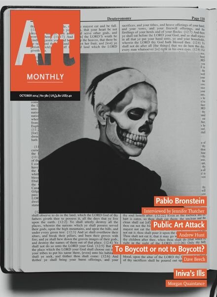 Art Monthly – October 2014 Cover
