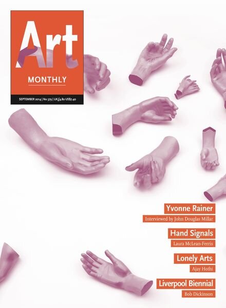 Art Monthly – September 2014 Cover