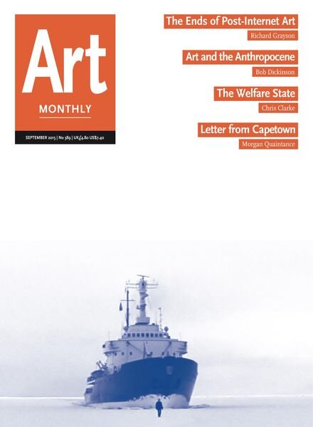 Art Monthly – September 2015 Cover