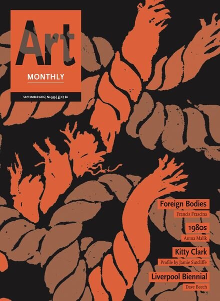 Art Monthly – September 2016 Cover