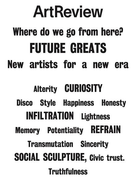 ArtReview – January-February 2017 Cover