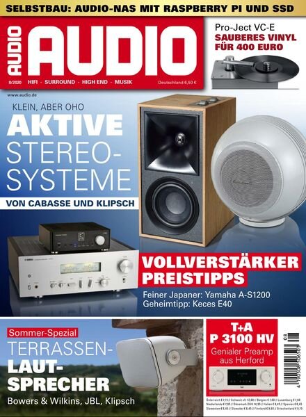 Audio – August 2020 Cover