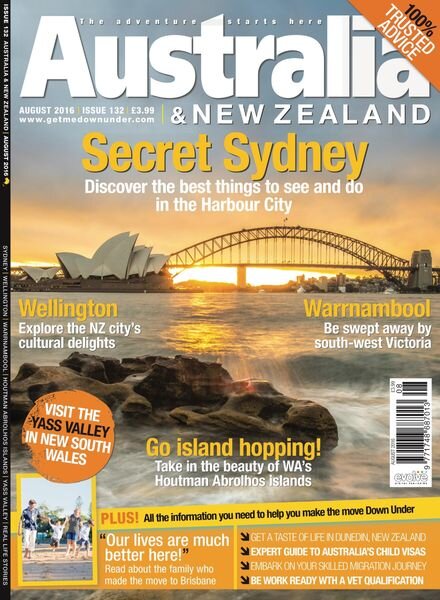 Australia & New Zealand – August 2016 Cover