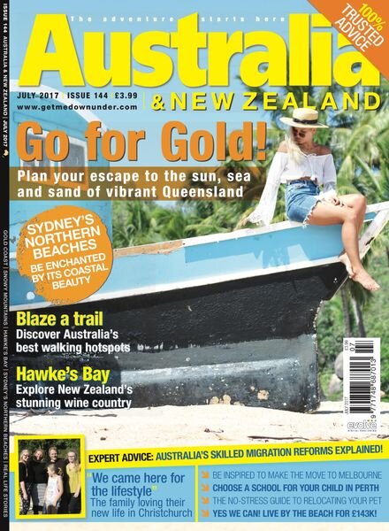 Australia & New Zealand – July 2017 Cover