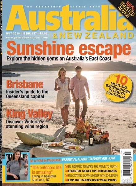 Australia & New Zealand – July 2018 Cover