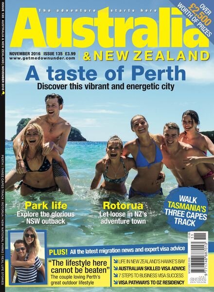 Australia & New Zealand – November 2016 Cover