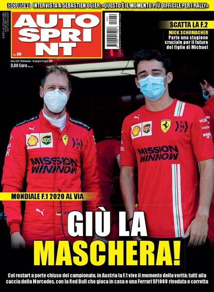 Auto Sprint – 30 Giugno 2020 Cover
