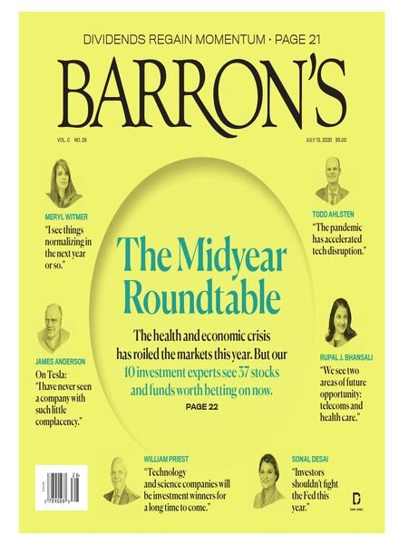 Barron’s – 13 July 2020 Cover