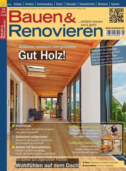 Bauen & Renovieren – Juli-August 2020 Cover