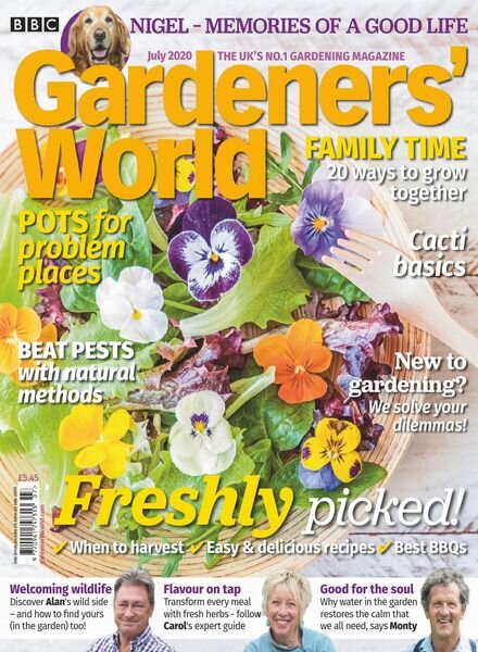 BBC Gardeners’ World – July 2020 Cover