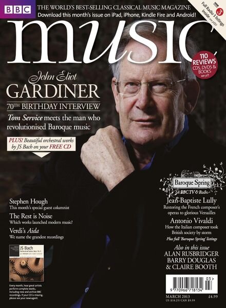 BBC Music – March 2013 Cover