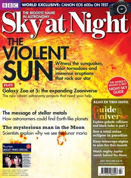 BBC Sky at Night – July 2012 Cover