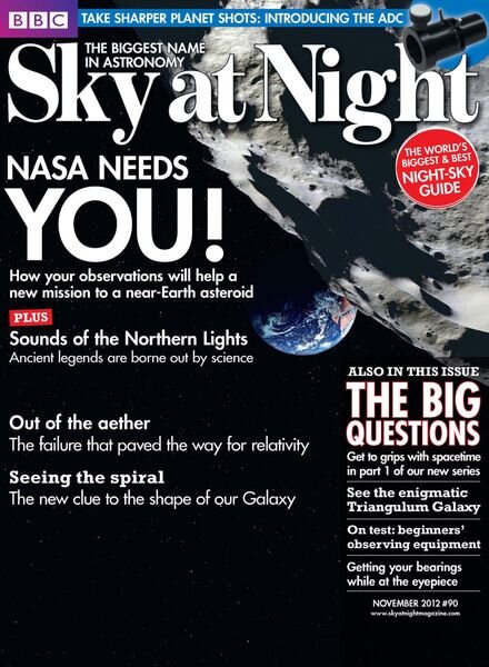 BBC Sky at Night – November 2012 Cover