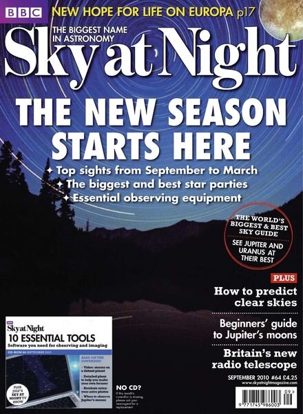 BBC Sky at Night – September 2010 Cover