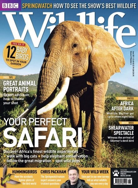 BBC Wildlife – June 2011 Cover