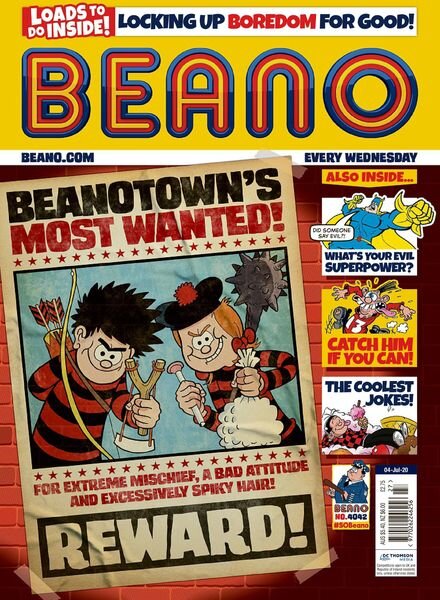 Beano – 01 July 2020 Cover