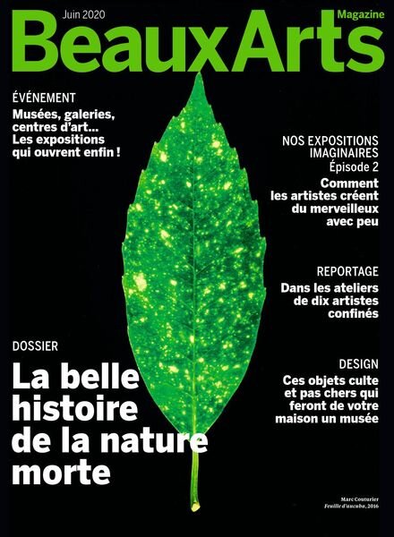 Beaux Arts – juin 2020 Cover