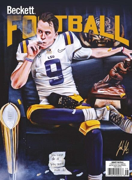 Beckett Football – August 2020 Cover