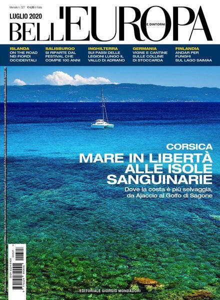 Bell’Europa – Luglio 2020 Cover