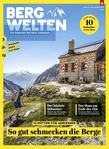 Bergwelten Schweiz – August-September 2020 Cover