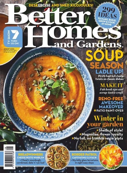 Better Homes and Gardens Australia – August 2020 Cover
