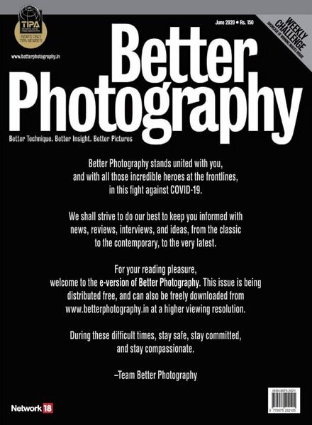 Better Photography – June 2020 Cover