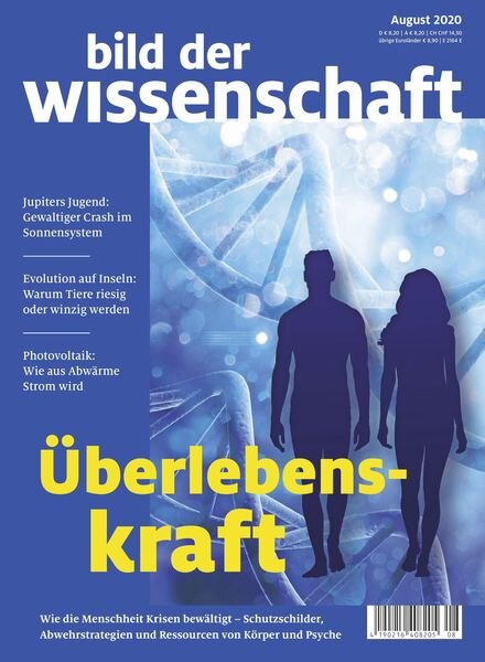 Bild der Wissenschaft – August 2020 Cover