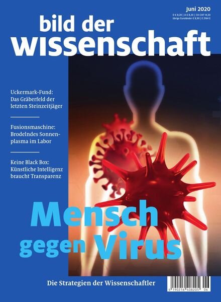 Bild der Wissenschaft – Juni 2020 Cover