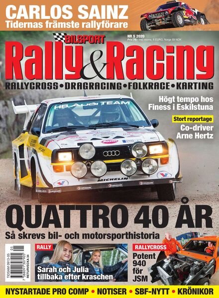 Bilsport Rally & Racing – 25 juni 2020 Cover