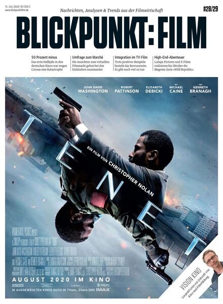 Blickpunkt Film – 13 Juli 2020 Cover