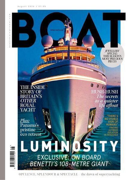Boat International – August 2020 Cover