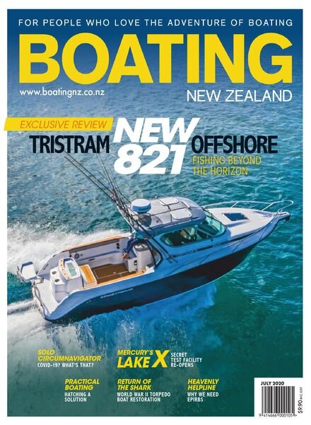 Boating New Zealand – July 2020 Cover