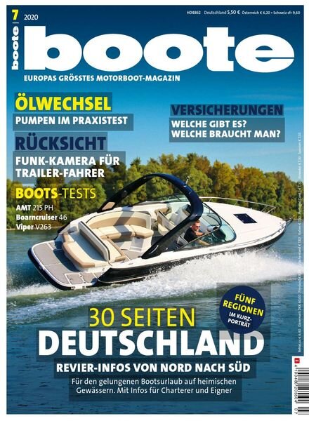 Boote – Juli 2020 Cover