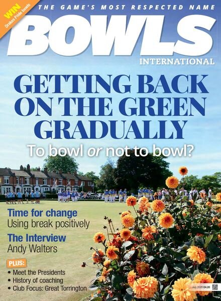 Bowls International – July 2020 Cover