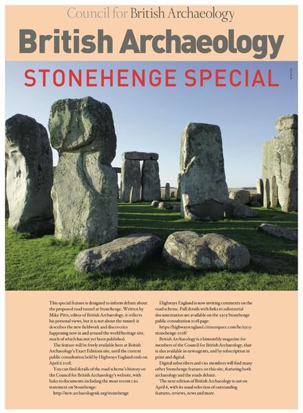British Archaeology – British Archaeology Stonehenge Special Cover