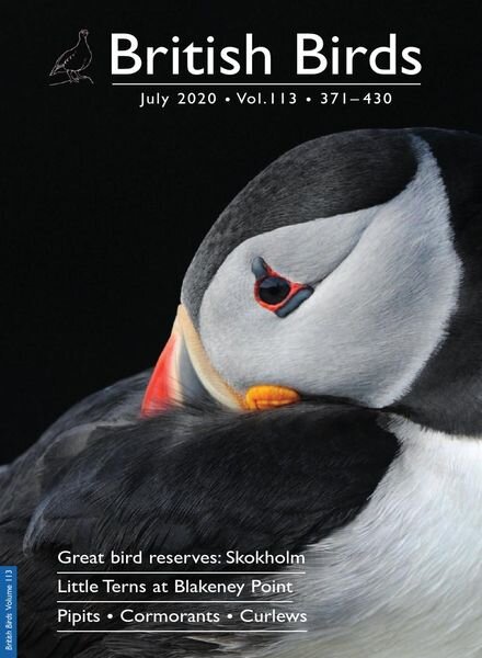 British Birds – July 2020 Cover