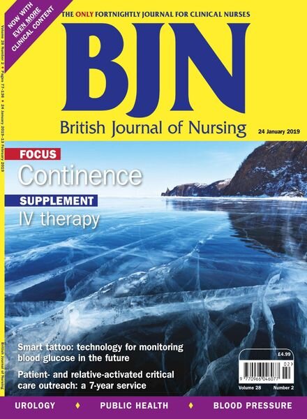 British Journal of Nursing – 24 January 2019 Cover