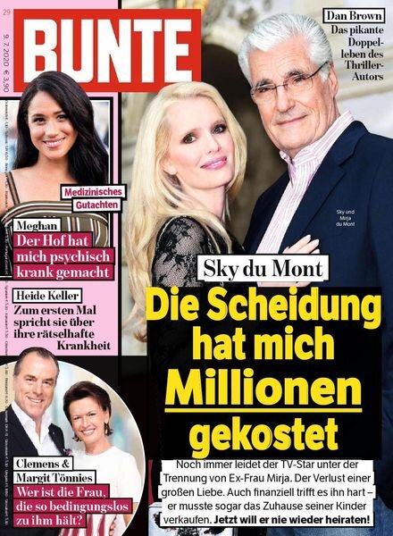 Bunte – 9 Juli 2020 Cover