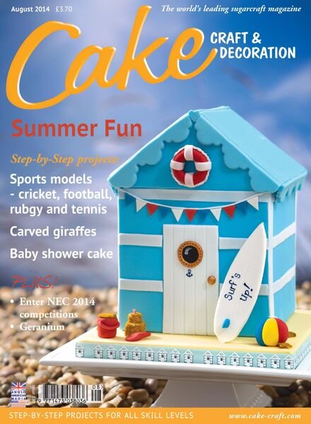 Cake Decoration & Sugarcraft – August 2014 Cover