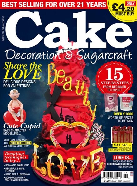 Cake Decoration & Sugarcraft – February 2017 Cover