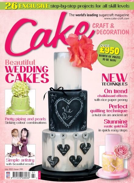 Cake Decoration & Sugarcraft – July 2015 Cover