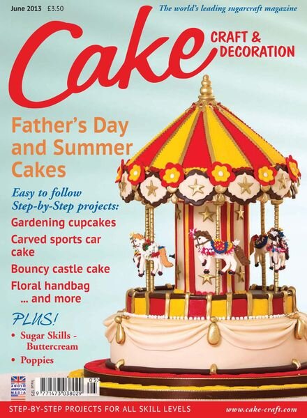 Cake Decoration & Sugarcraft – June 2013 Cover