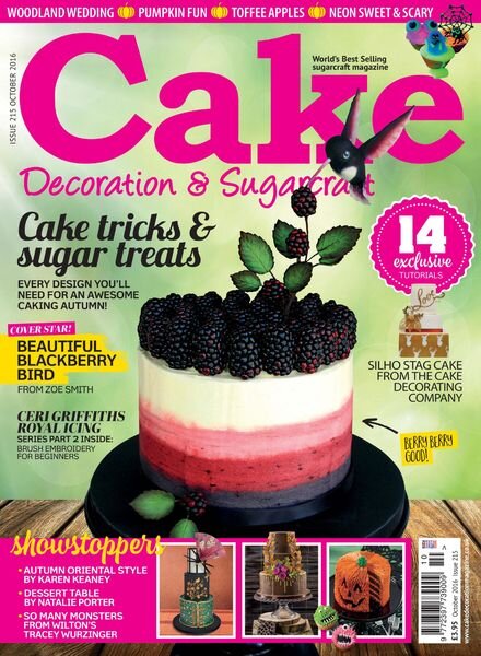Cake Decoration & Sugarcraft – October 2016 Cover