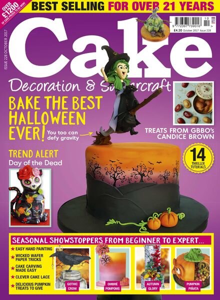 Cake Decoration & Sugarcraft – October 2017 Cover