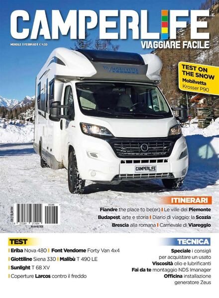 Camper Life – Febbraio 2020 Cover