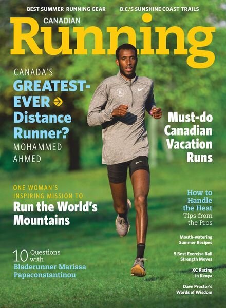 Canadian Running – July-August 2020 Cover
