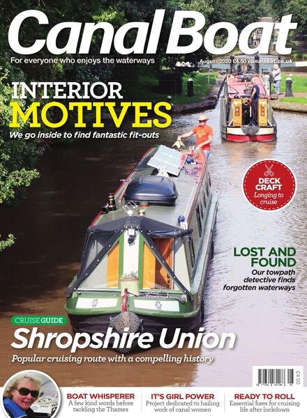 Canal Boat – August 2020 Cover