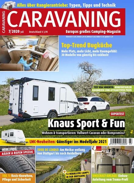 Caravaning – Juli 2020 Cover