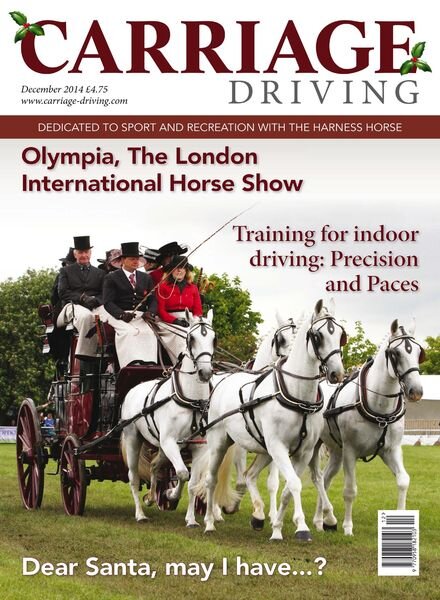 Carriage Driving – December 2014 Cover